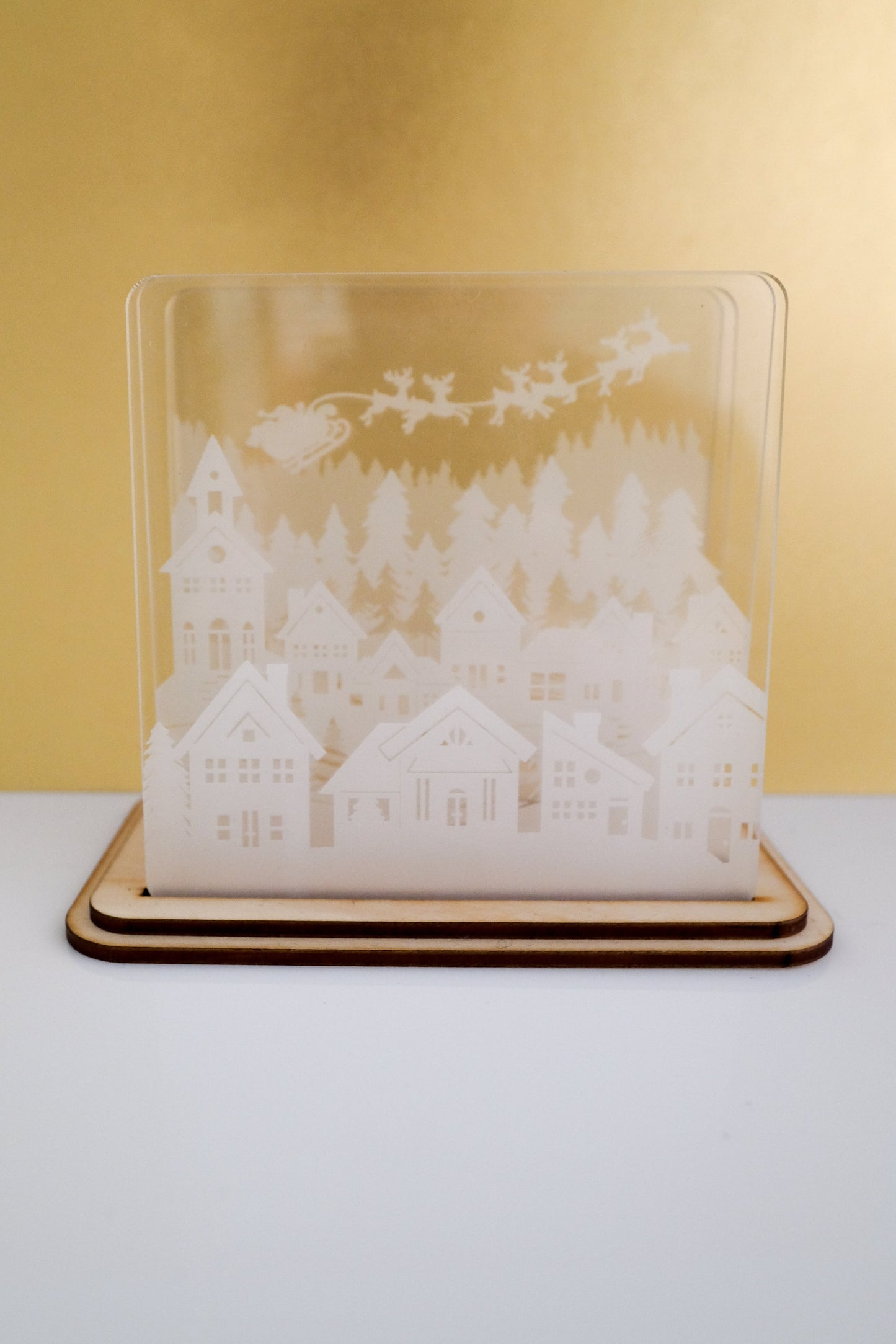 Xeo Christmas Coasters - Glass